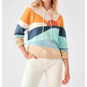 NEW FAHERTY soleil hoodie in sun and sea